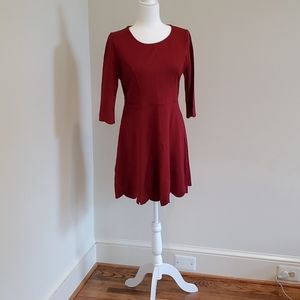 Burgundy dress size XL
